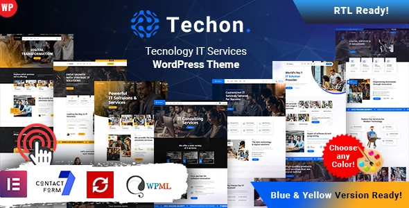 Techon – Technology IT Services WordPress Theme
